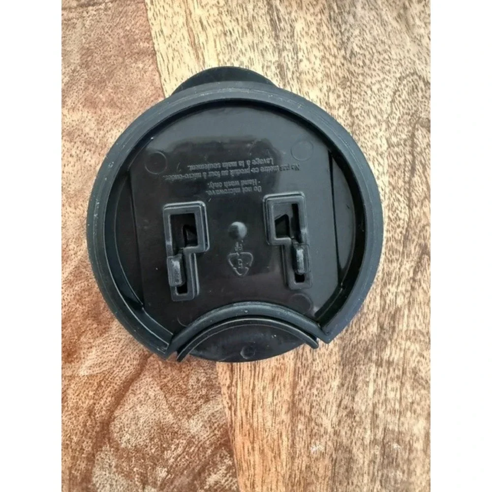 Starbucks Replacement Travel Ceramic Mug Lid Black Tumbler Cover Slide Lid